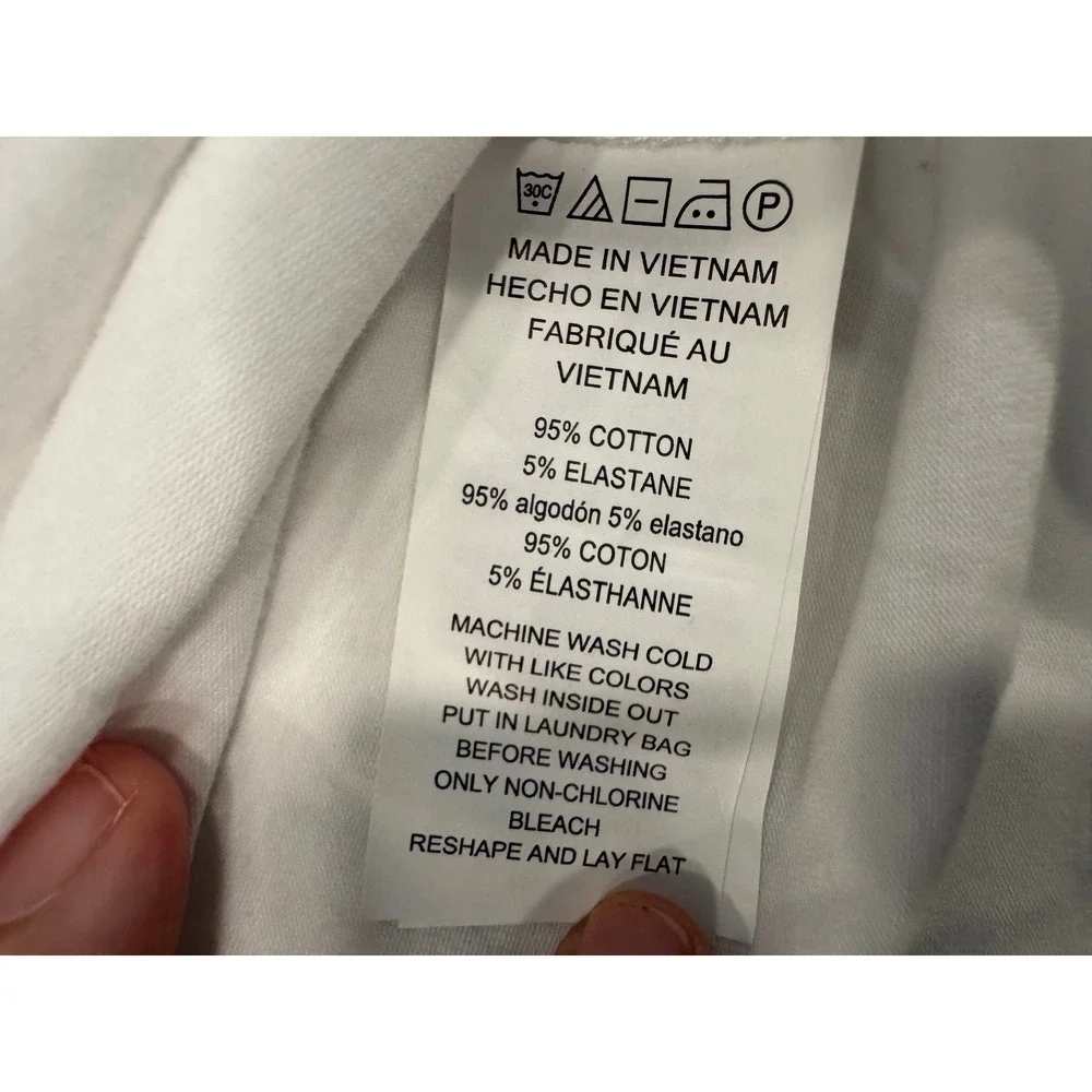 Michael Kors Polo Top Womens XL White Excellent Half Zip Ruched Chic Office